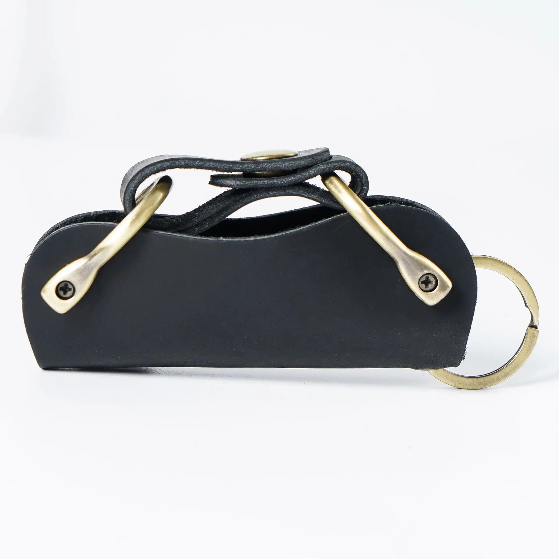 Keycord Leather Car Key Chain Buckle Car Key Ring DIY Car Accessories