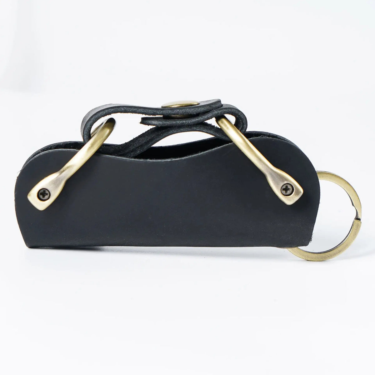 Keycord Leather Car Key Chain Buckle Car Key Ring DIY Car Accessories