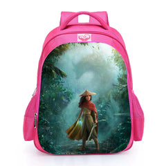 Kid Raya The Last Dragon Backpack For Teens 13/16inch Girls Boys School Bags