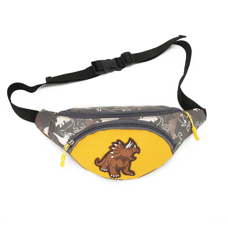 Dinosaur Waist Bag For Kids - Cartoon Fanny Pack