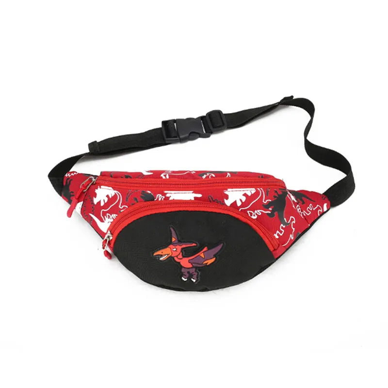 Dinosaur Waist Bag For Kids - Cartoon Fanny Pack