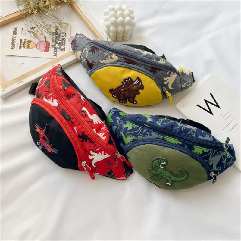 Kids Dinosaur Waist Bag Fanny Pack Money Pouch