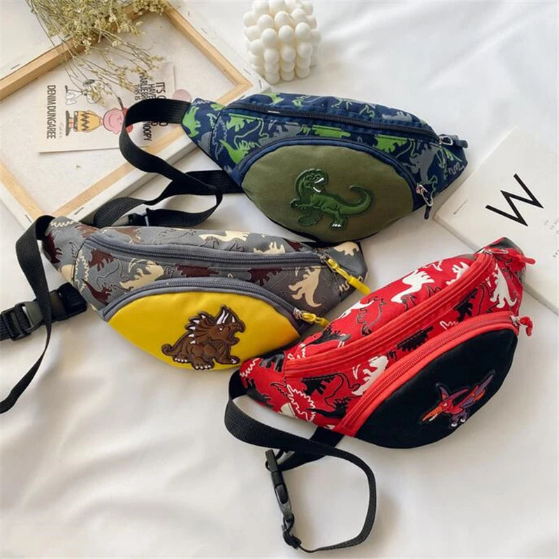 Kids Dinosaur Waist Bag Fanny Pack Money Pouch