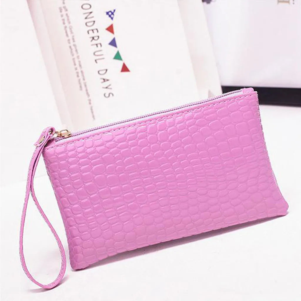 Kid Wallet for Boys Girls Clutch Leather Handbag Magnetic Wallet