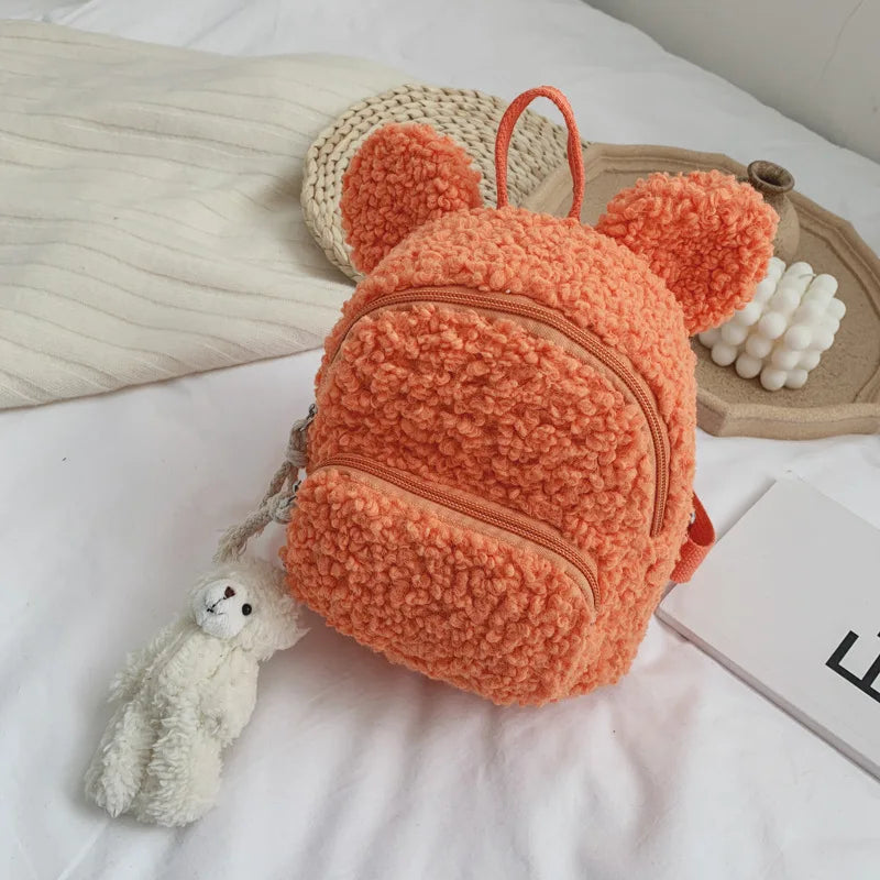 Kid's Easter Plush Rabbit Backpack Mini Bag Children's Bear Pendant Shoulder Bag