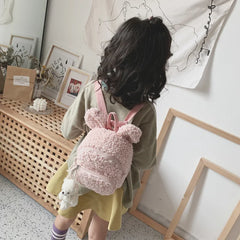 Kid's Easter Plush Rabbit Backpack Mini Bag Children's Bear Pendant Shoulder Bag