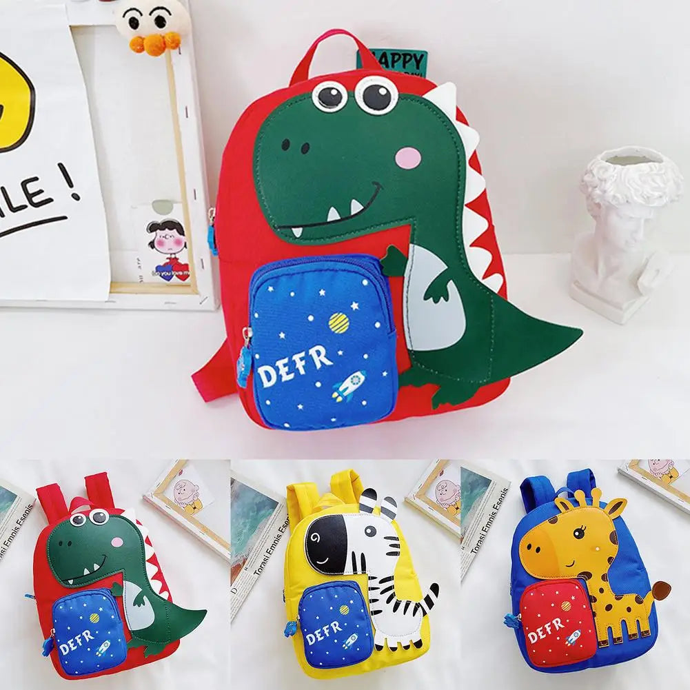 Kids Baby Backpack Cartoon Animal Dinosaur Giraffe Backpack