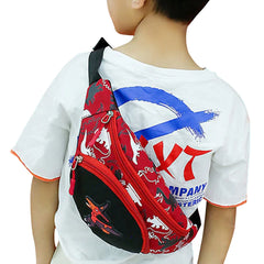 Kids Dinosaur Waist Bag Stylish Fanny Pack for Outdoor Activities