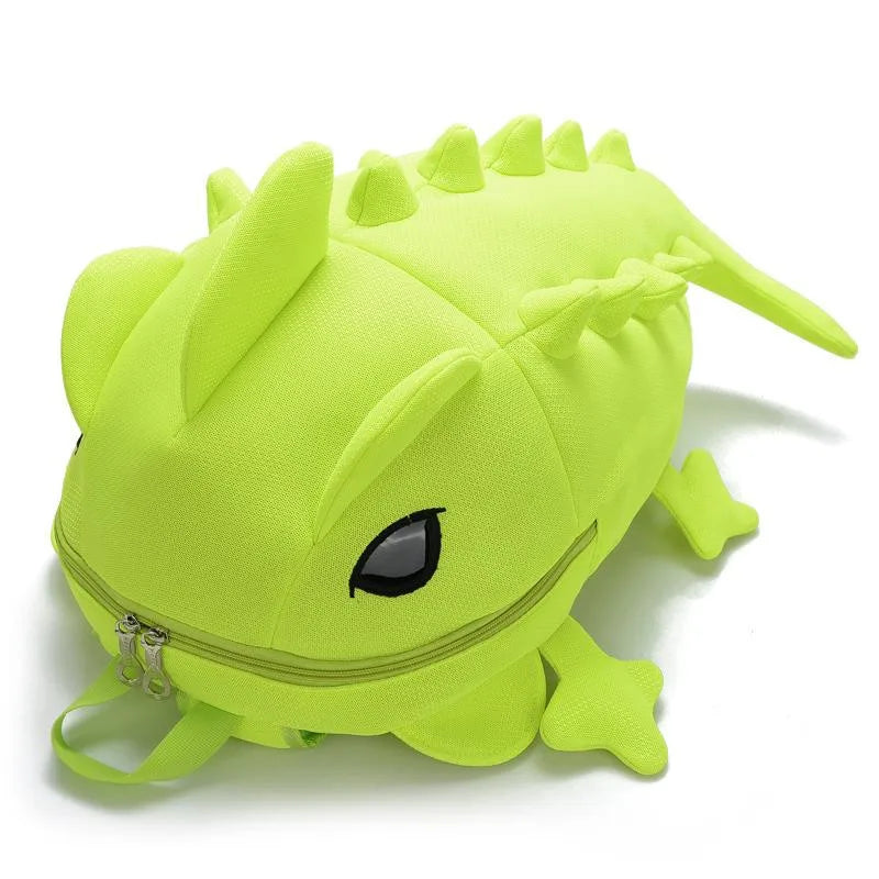 3D Dinosaur Primary Cartoon School Backpack for Kids