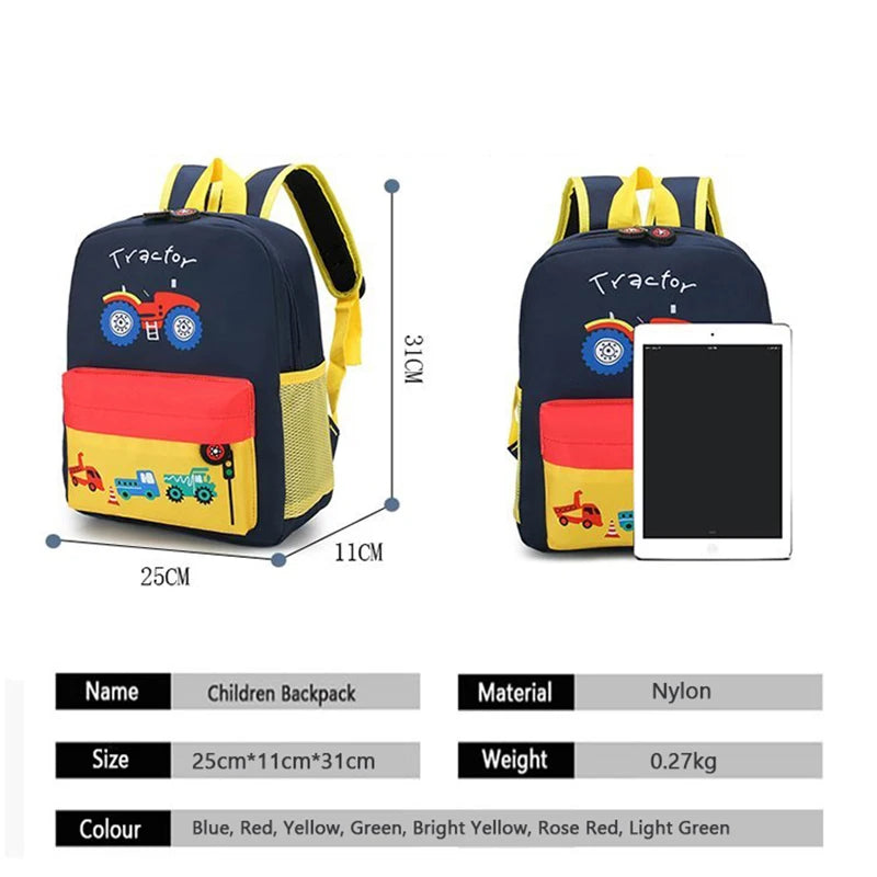Kids Dinosaur School Bag Lightweight Waterproof Bookbag Boys High Capacity