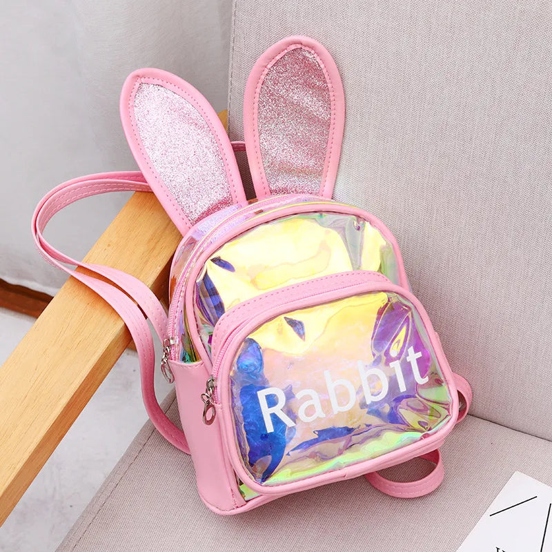 Kids Mini Backpack Rabbit Ear School Bags for Baby Girls