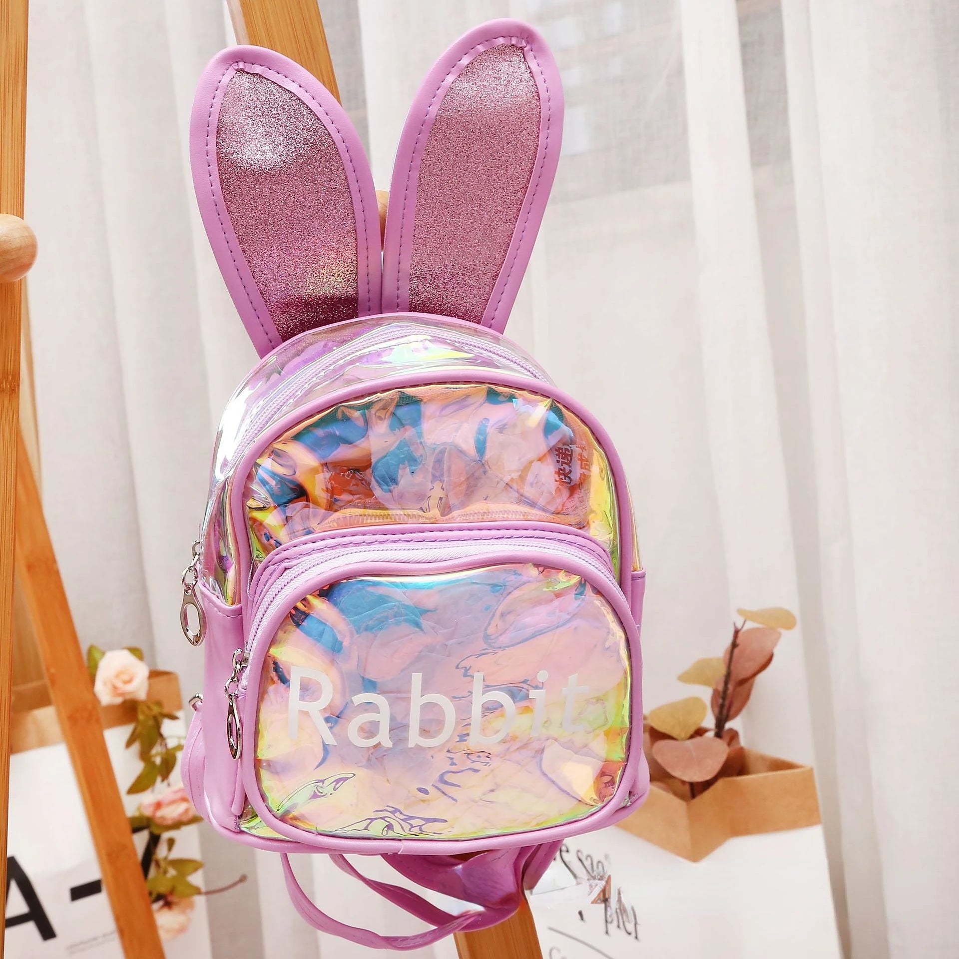 Kids Mini Backpack Rabbit Ear School Bags for Baby Girls