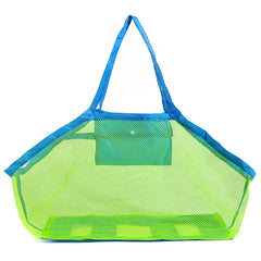 Kids Sand Away Protable Mesh Bag Children Beach Toys Clothes Towel Bag