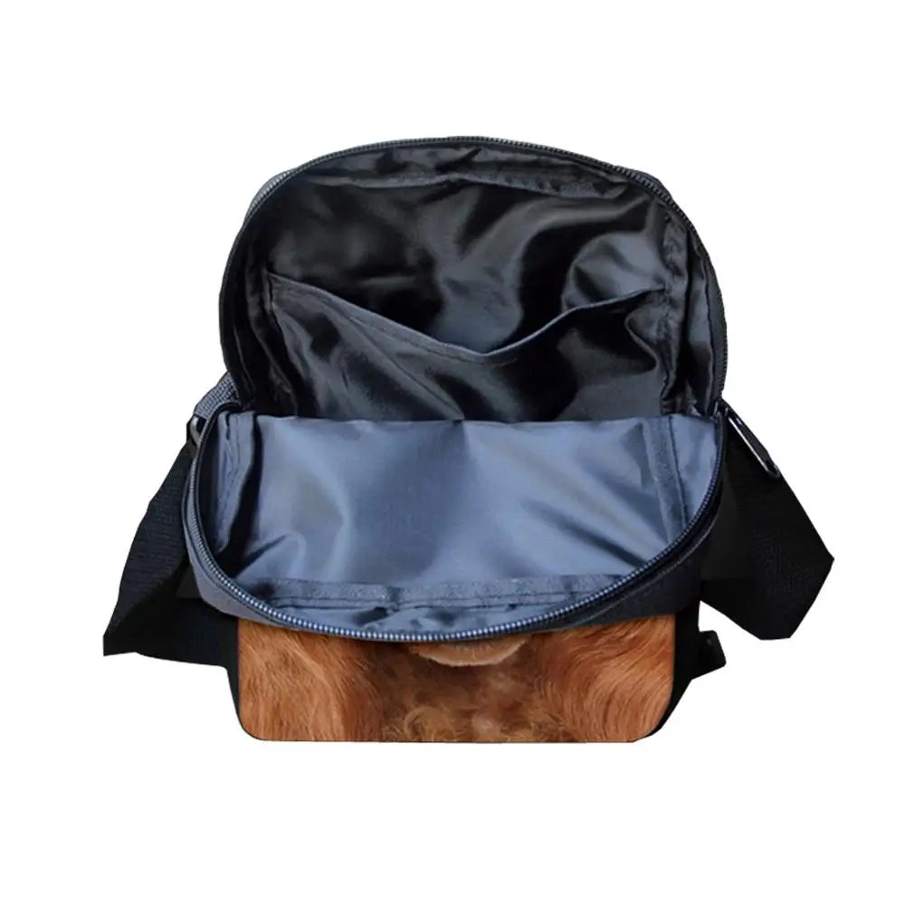 Bulldog Print Kids School Backpack for Boys and Girls