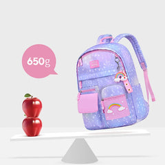 Kids Schoolbag Girl Waterproof Book Bag Cartoon Clouds Backpack