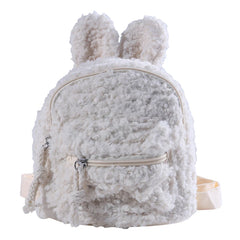 Kids Bunny Ear Plush Backpack for School