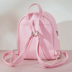 Kindergarten Schoolbag Girl Children's Backpack Leather Cartoon Girl Luminous Kn