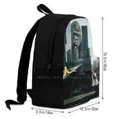 King Kong Banana Town Large Capacity Backpack