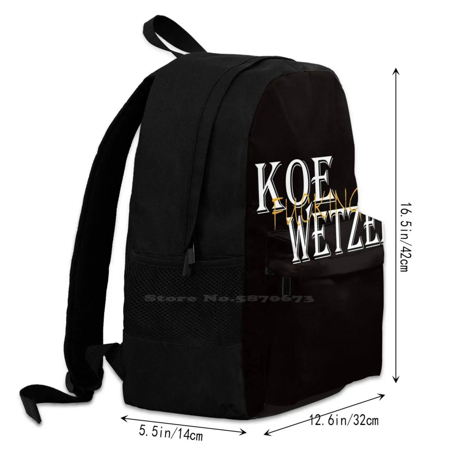 Koe Wetzel For President Travel Laptop Bagpack Bags