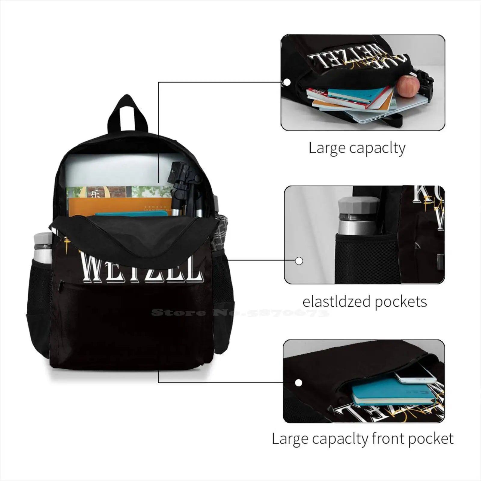 Koe Wetzel For President Travel Laptop Bagpack Bags