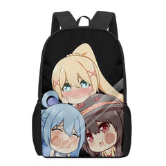 Konosuba Aqua Anime Print Men Backpack School Bags for Teenage