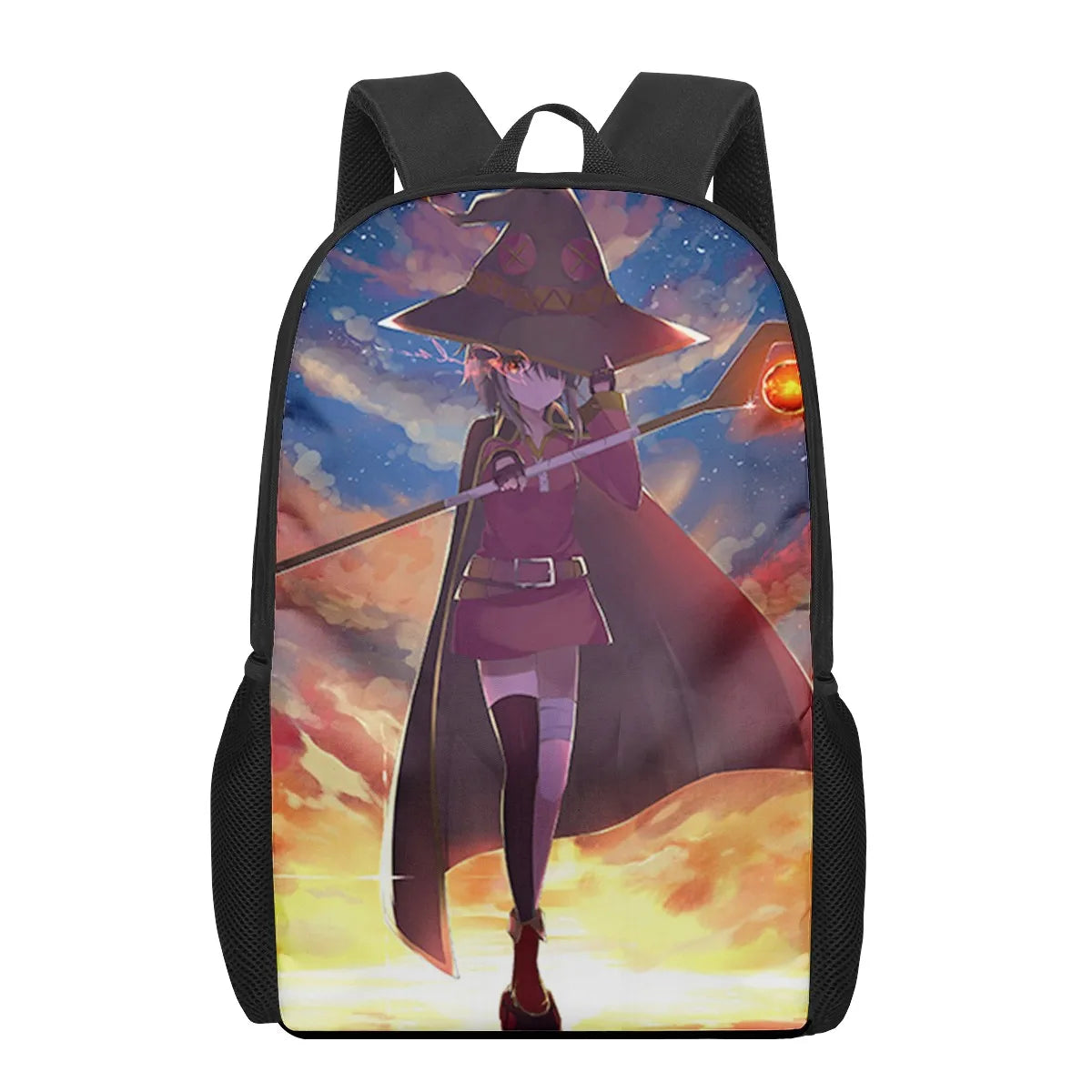 Konosuba Megumin Anime 3D Pattern School Bag for Children Girls Boys