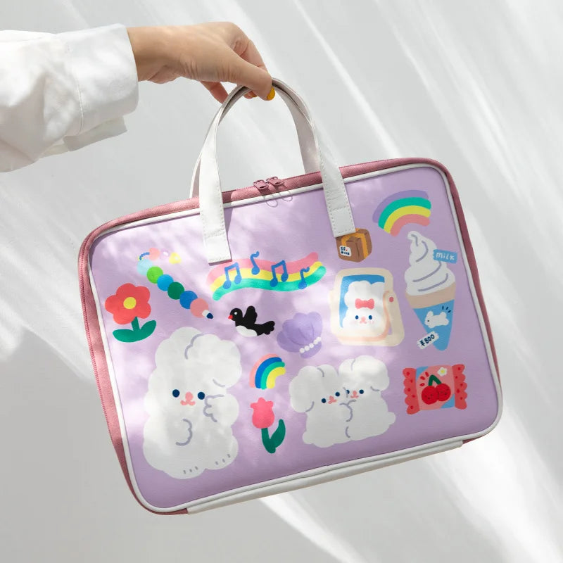 Korea Laptop Notebook Handbag Large Capacity Computer Case