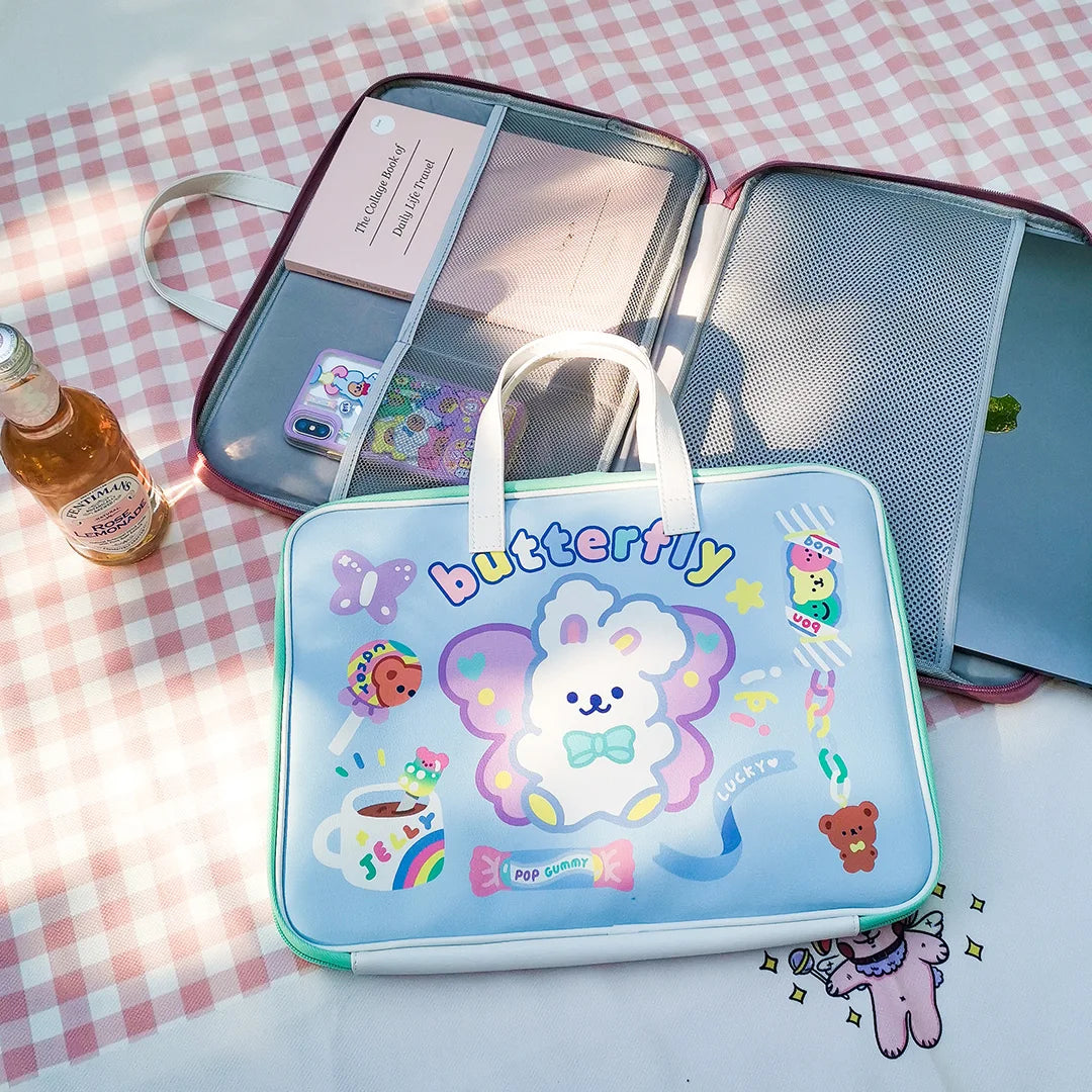 Korea Laptop Notebook Handbag Large Capacity Computer Case