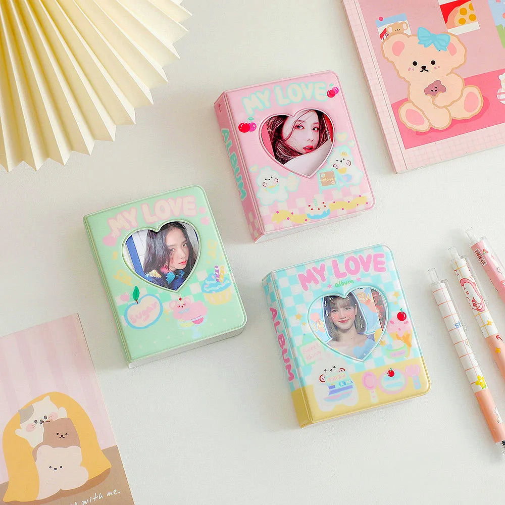 Korea Girls Cartoon 3-inch Polaroid Photo Album Love Hollow Student Idol Photoca
