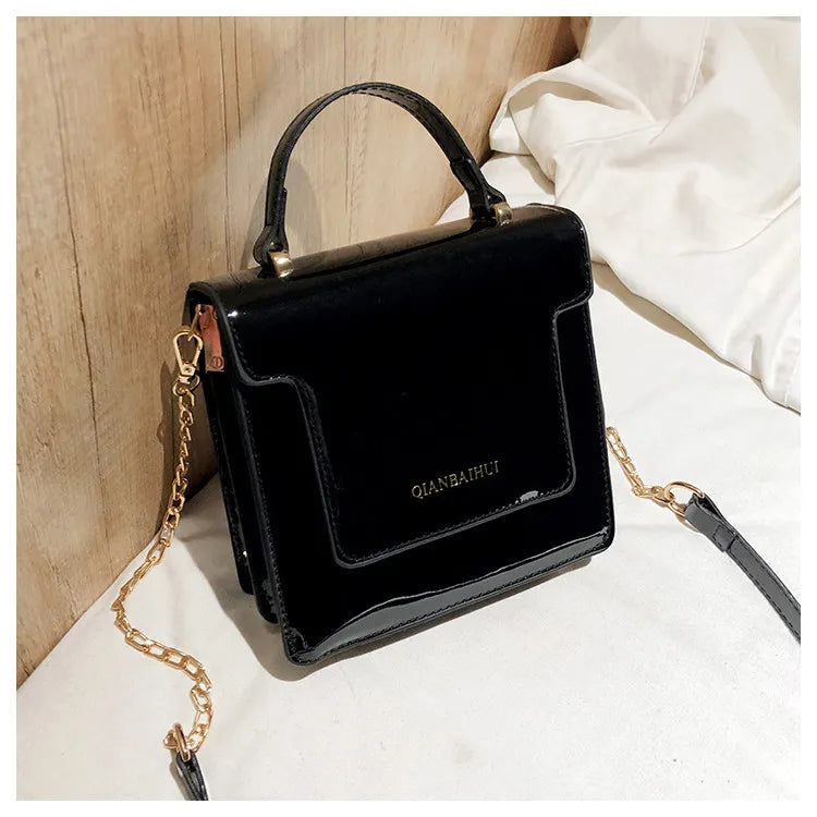 Korea Crossbody Bags Women PU Leather Shoulder Handbag Small Square Women Bag