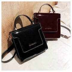 Korea Crossbody Bags Women PU Leather Shoulder Handbag Small Square Women Bag