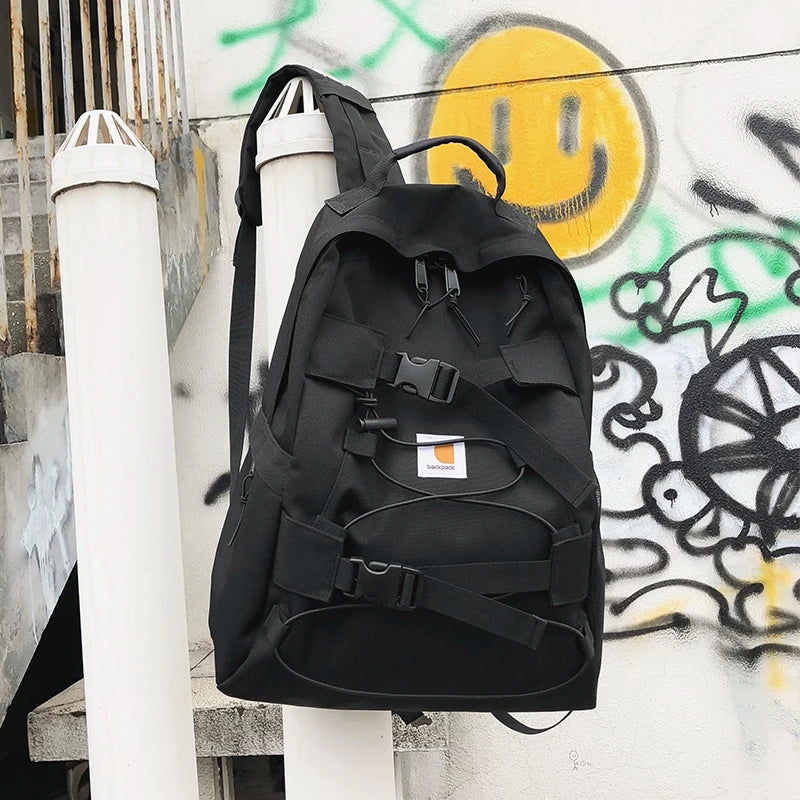 Korea Harajuku Japanese Backpack High Street Zipper Casual Female