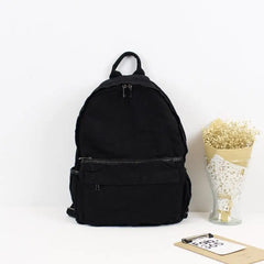 Art Van Washing Water Canvas Shoulder Bag Men And Women Leisure Backpack