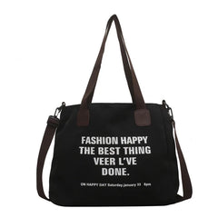 Canvas Women Shoulder Bags Large Crossbody Tote Bags Female Handbags Shoppers