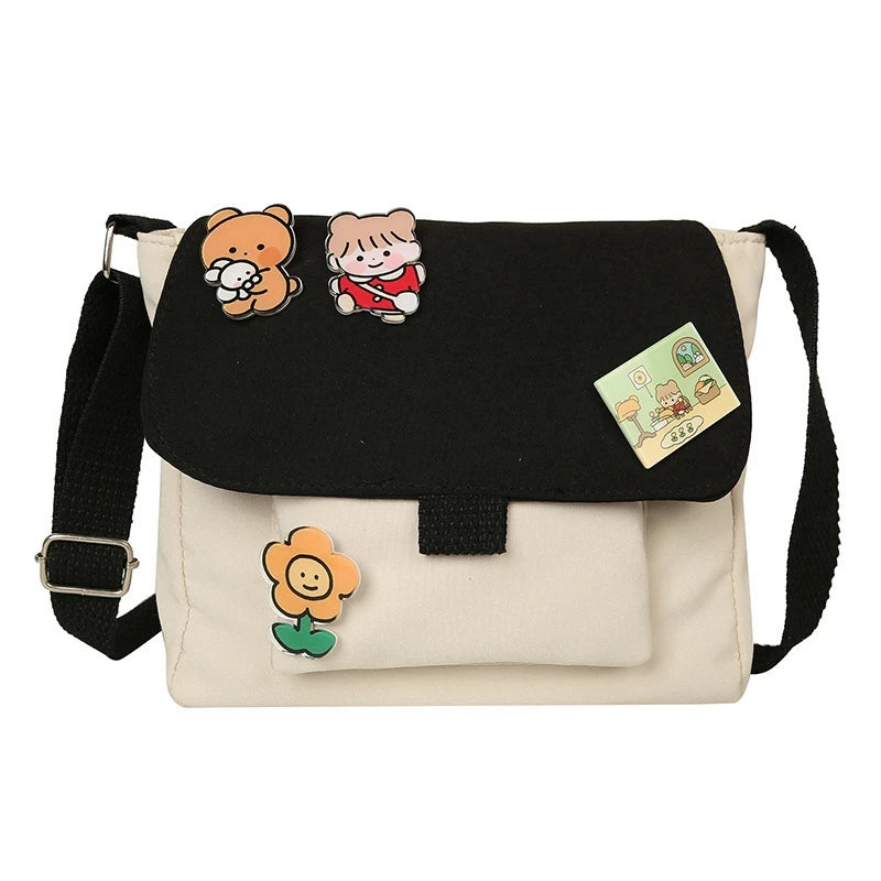Harajuku Messenger Bag Soft Girl Heart Student Shoulder Bag