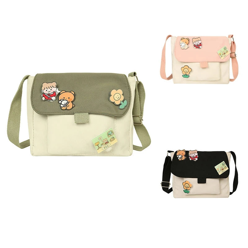 Harajuku Messenger Bag Soft Girl Heart Student Shoulder Bag