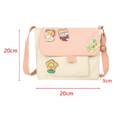 Harajuku Messenger Bag Soft Girl Heart Student Shoulder Bag