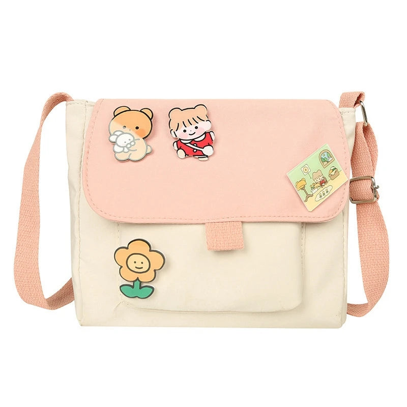 Harajuku Messenger Bag Soft Girl Heart Student Shoulder Bag