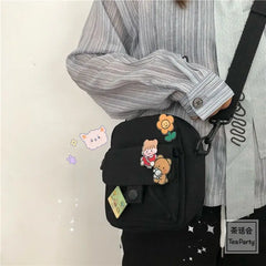 Youth Girls Crossbody Bag Harajuku Cartoon Shoulder Purse