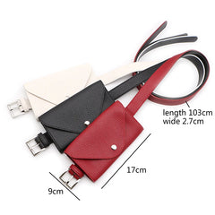 Crocodile Pattern Fanny Pack Mini Women Small Square Bag