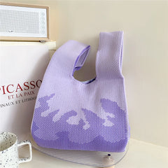 Knitted Handbag Women's Spring Autumn Summer Shoulder Bag