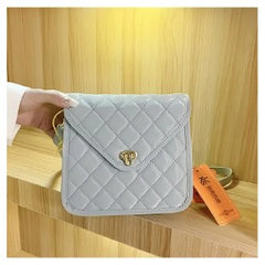 Small Square Bag Women's Leather Shoulder Crossbody Bag