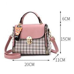 Plaid Women's Bag Shoulder Bag Diagonal Package Crossbody Bag Baogesmall