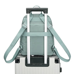 Solid Women's Backpack Large Capacity Nylon Cloth Girls Schoolbag