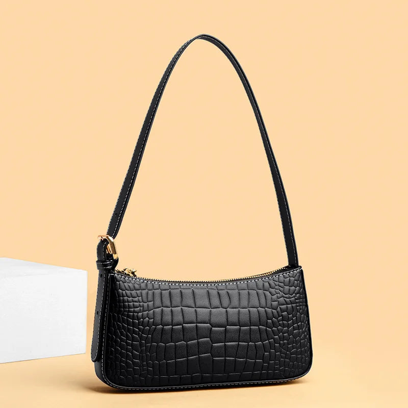 Leather Hobo Tote Messenger Bag for Women