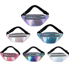 Holographic Fanny Pack Laser Waist Bag Girls Women Belt Bag