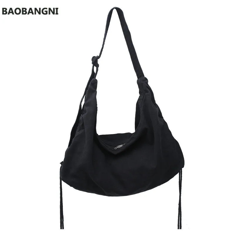 Ins Messenger Canvas Bag Female Large Capacity Japanese Student Shoulder Bag