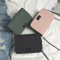 Small Square Chain Messenger Bag Tote Handbag