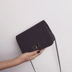 Small Square Chain Messenger Bag Tote Handbag