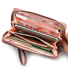 Heart Wallet Handbag Long Zipper Large Capacity Mobile Bag Small Love Wallet